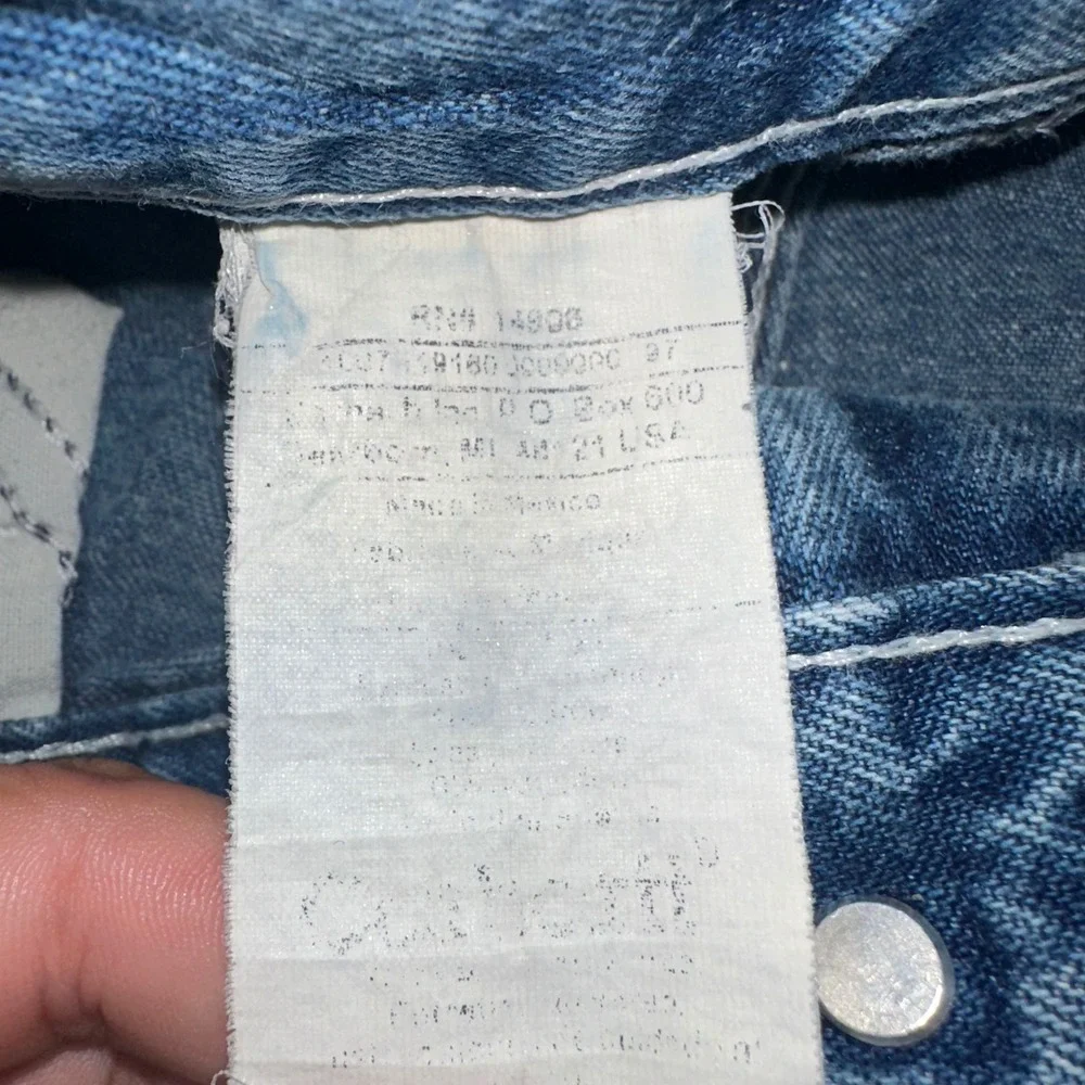 Carhartt VTG Painter Pants Denim Blue Workwear Jeans Distressed Grunge‎ Artcore